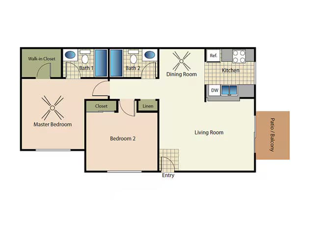 Unit AUCMPC AUCMPC floor plan