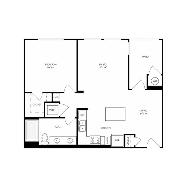 Unit 218 314 floor plan