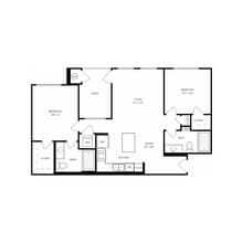 Residence 6 407 floor plan