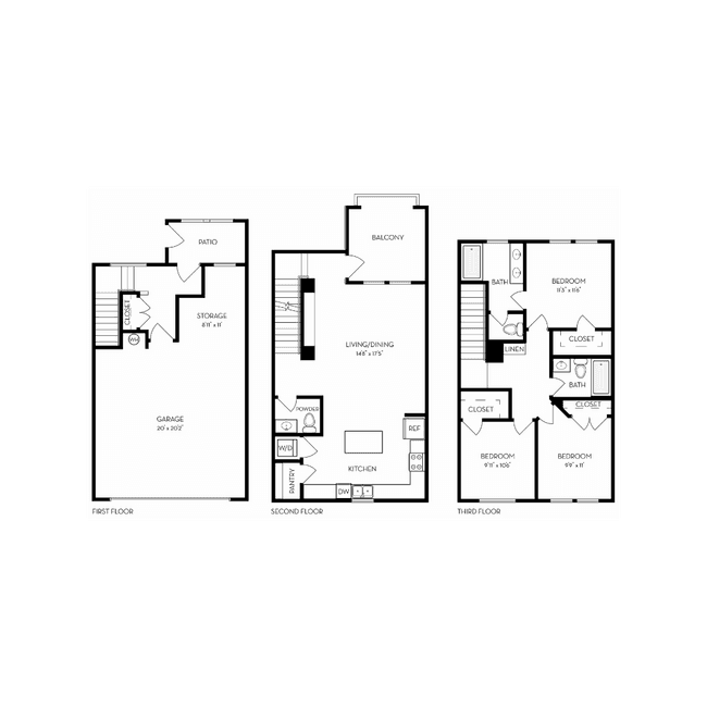 Unit 111 107 floor plan