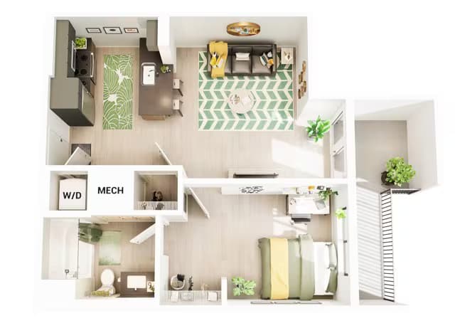 Unit Private Private floor plan