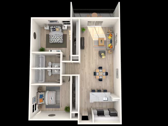 Unit 222 221 floor plan