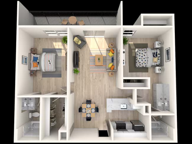 Unit 219 220 floor plan