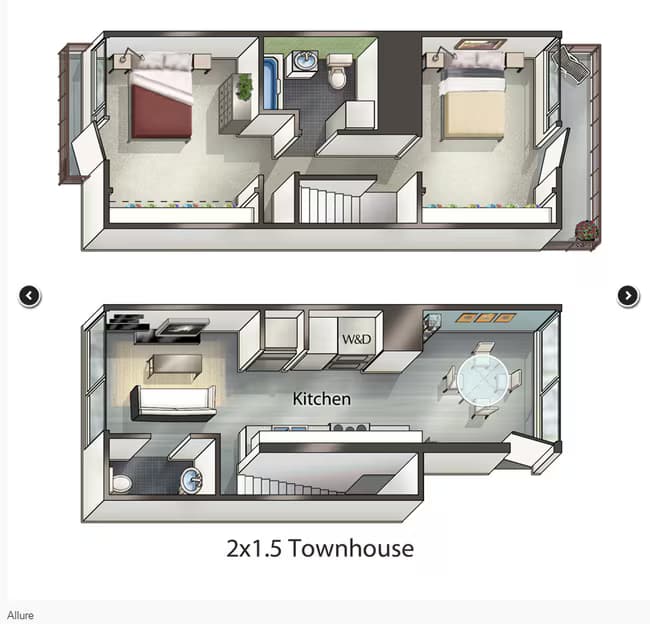 Unit 105 117 floor plan