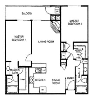 Unit 206 217 floor plan