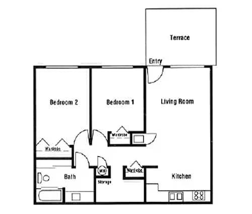 Unit 5914KS 4633PA floor plan