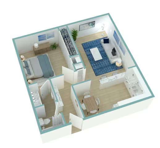 Unit 708-104 708-104 floor plan
