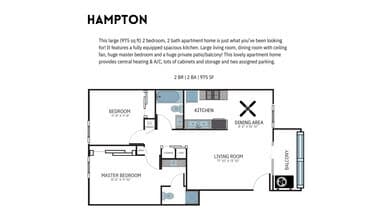 Hampton A-10 floor plan