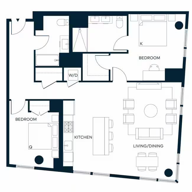 Unit 1110 1110 floor plan