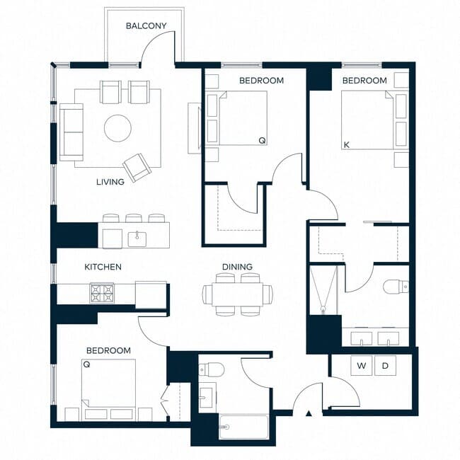 Unit 1321 2321 floor plan