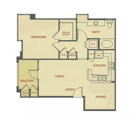 A1 floor plan
