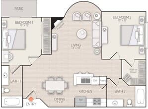 Plan O 208 floor plan