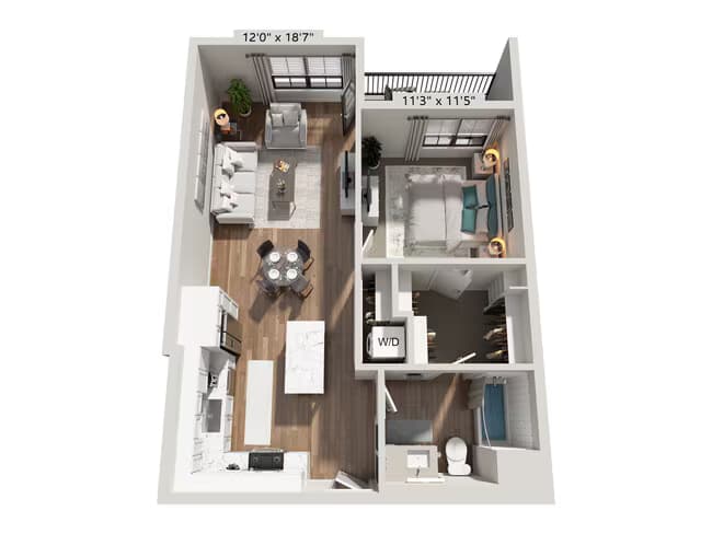 Unit 1308 1308 floor plan