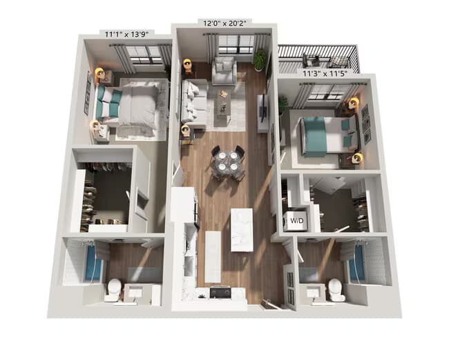 Unit 2312 2312 floor plan