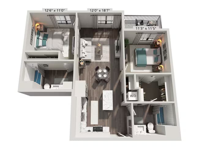 Unit 4308 4308 floor plan