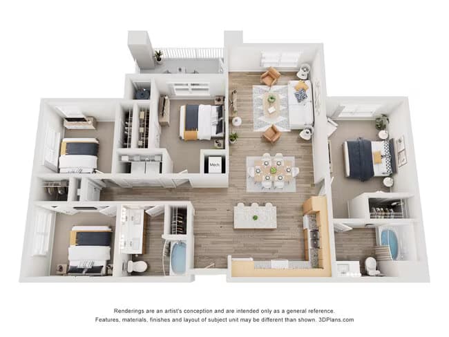 Unit 2058 2058 floor plan