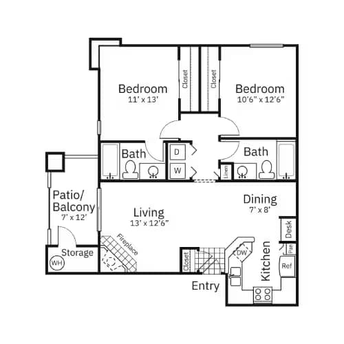 B1 2114 floor plan