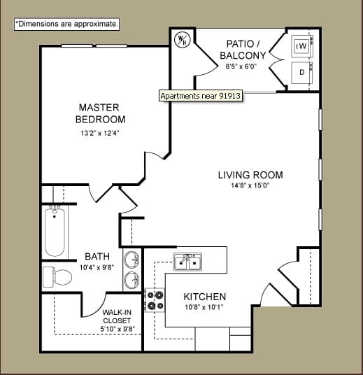 Unit 08-304 15-305 floor plan