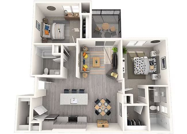 Unit 3003 2188 floor plan