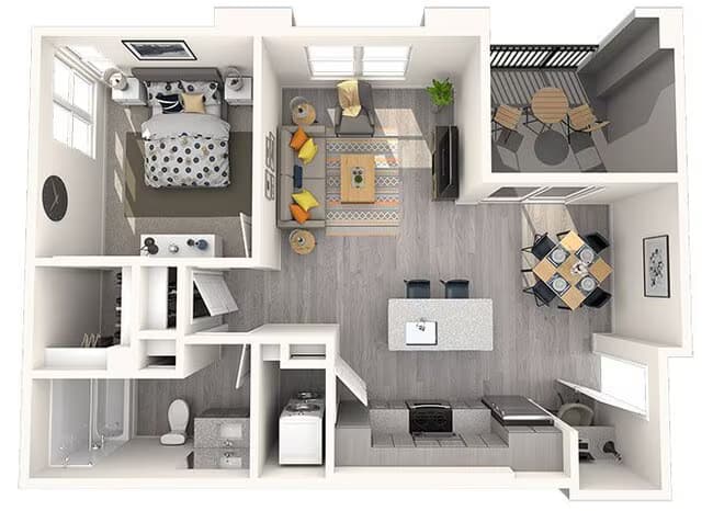 Unit 2192 2137 floor plan