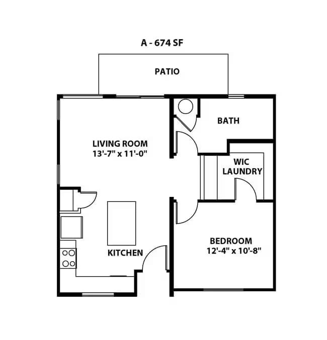 Unit 1110 1134 floor plan