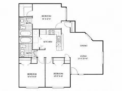 3A Renovation 4 1078 floor plan