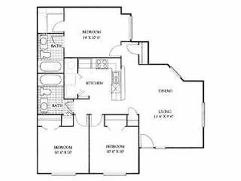 Unit 1021 1125 floor plan