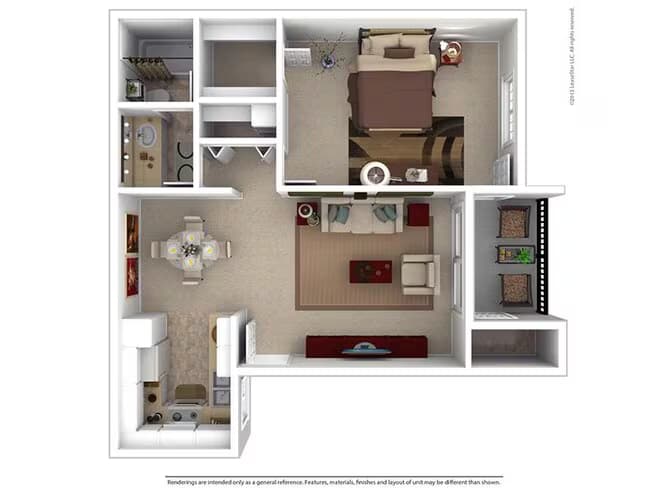 Unit AUCMRY 2081 floor plan