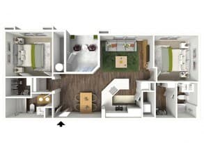 B2 3033 floor plan