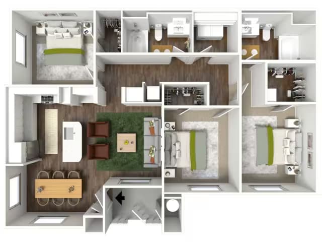 Unit 3086 2022 floor plan