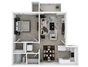 One Bedroom Large 101 floor plan