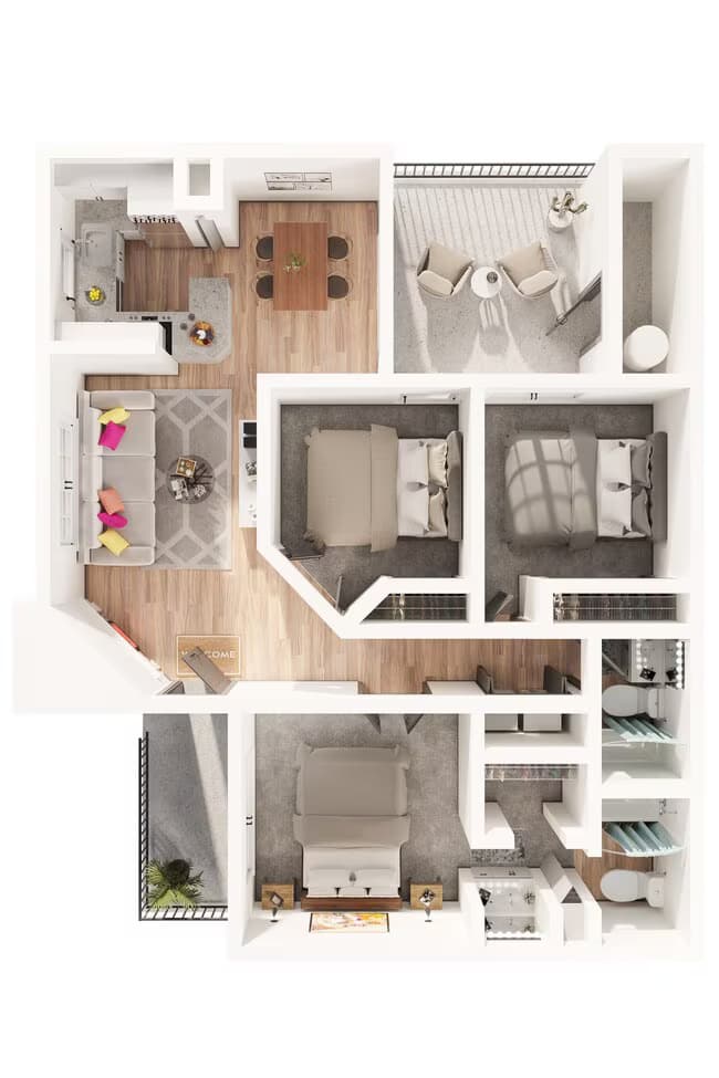La Paz G-2041 floor plan