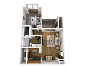 1X1 2015 floor plan