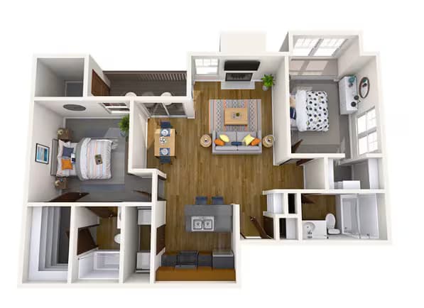 Unit AUCPKJ 1043 floor plan