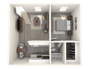 1x1aC-ss 044 floor plan