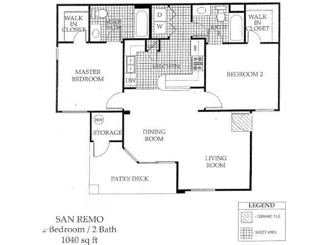 Unit 241 244 floor plan