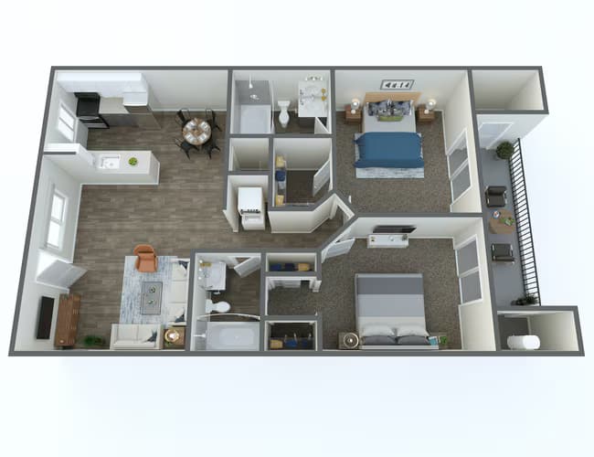 Harmony Renovated 1053 floor plan
