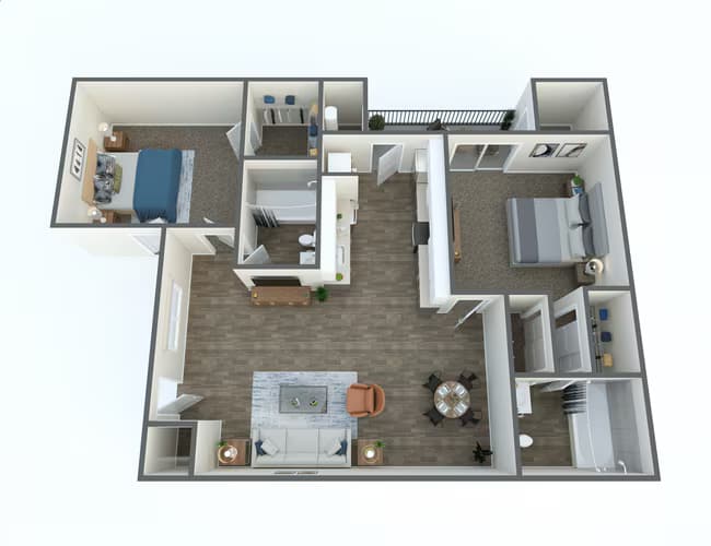 Sanctuary Renovated 1110 floor plan