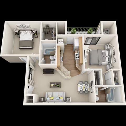 Unit 3110 1069 floor plan