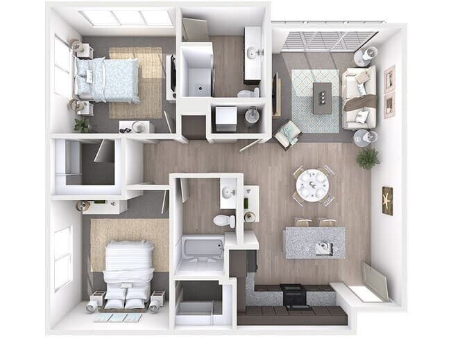 B1 439 floor plan