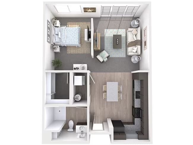 Studio 231 floor plan