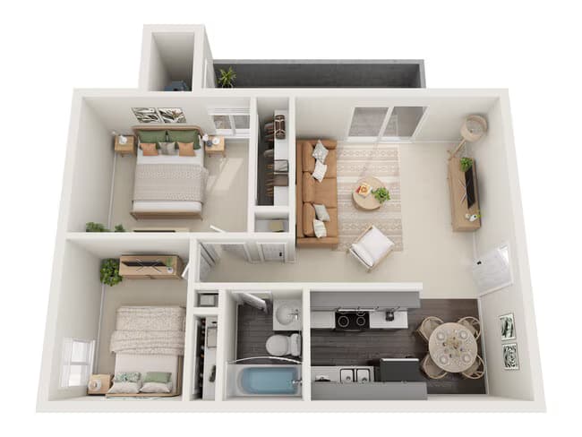 Unit 2098 2100 floor plan