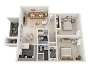 2x2 Reno 2101 floor plan
