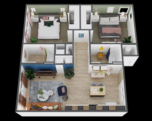 Unit 2311 2306 floor plan