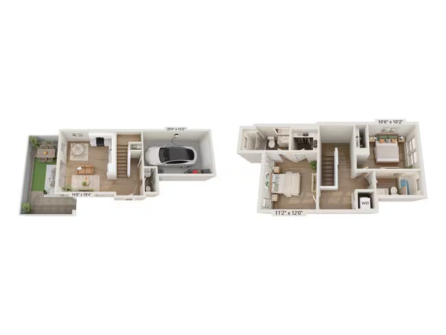 Unit 1067 1108 floor plan