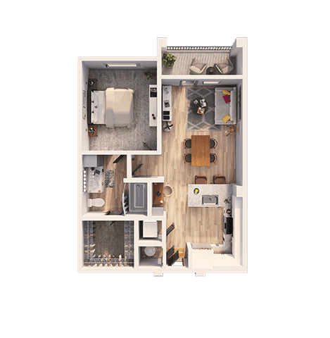 A1 2116 floor plan