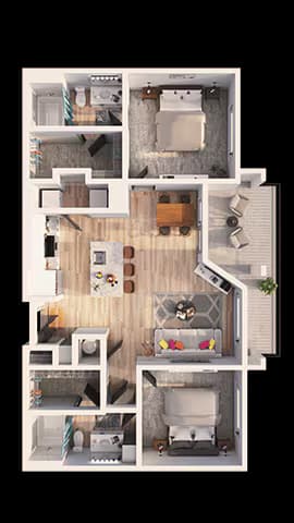 Unit 2040 2040 floor plan