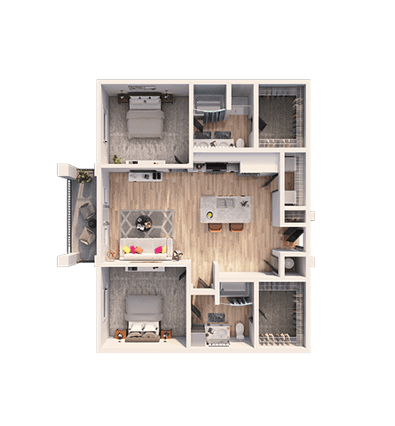 Unit 1053 1053 floor plan