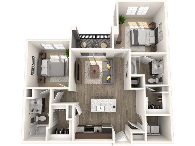 Unit 2007 4004 floor plan