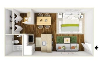 Bay 73-312 floor plan